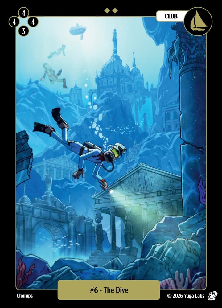 #6 The Dive card art