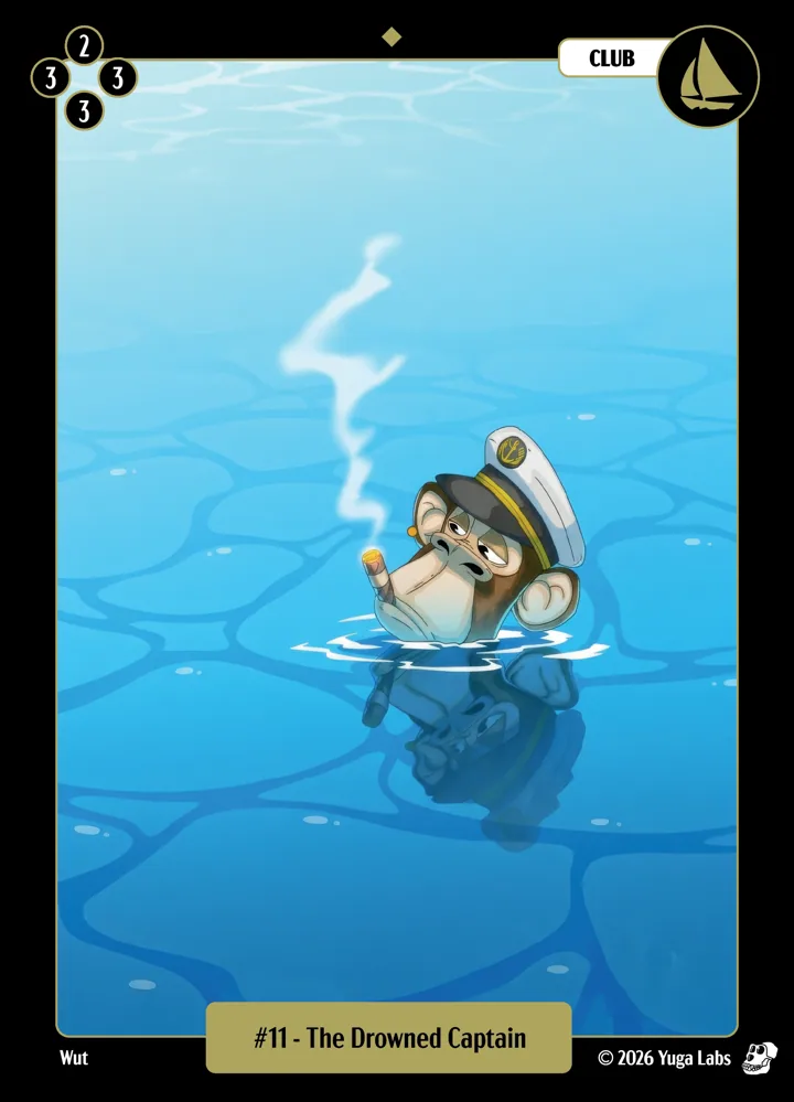 #11 The Drowned Captain card art