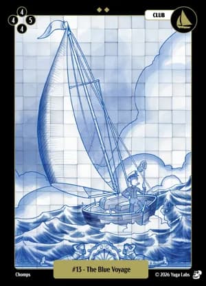 #13 The Blue Voyage card art