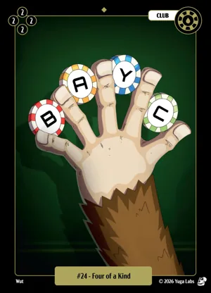 #24 Four of a Kind card art