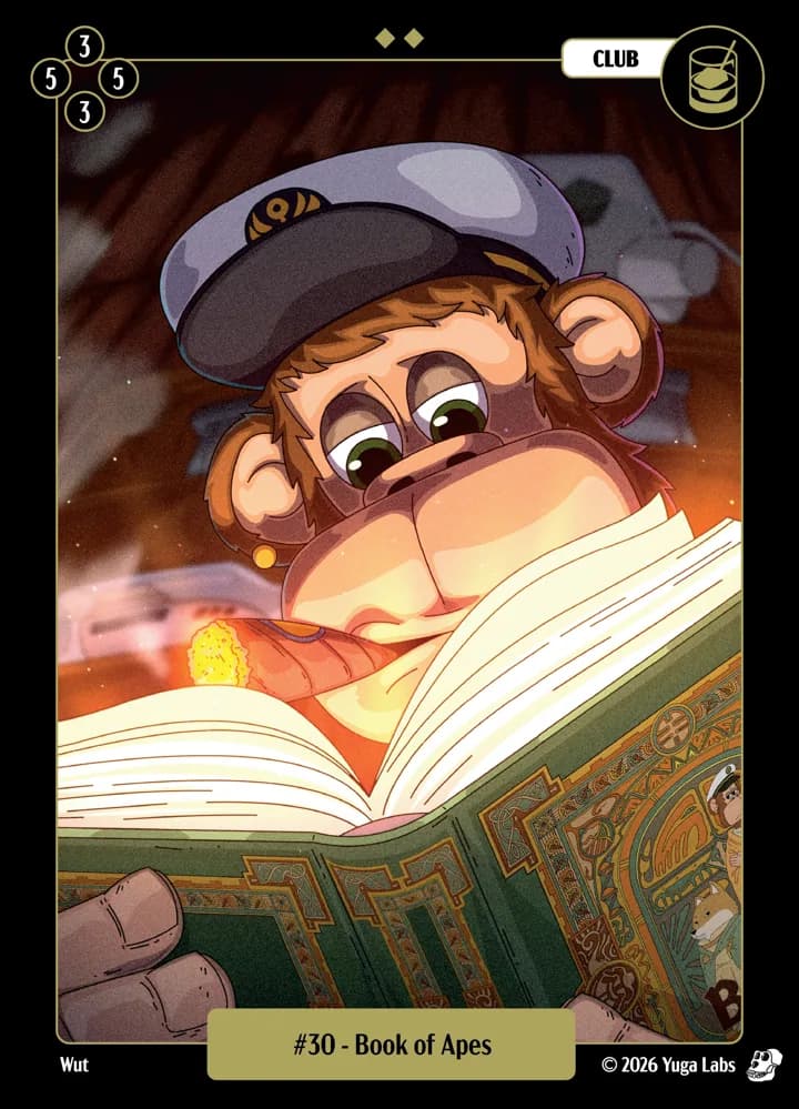 #30 Book of Apes card art