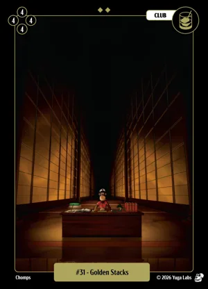#31 Golden Stacks card art