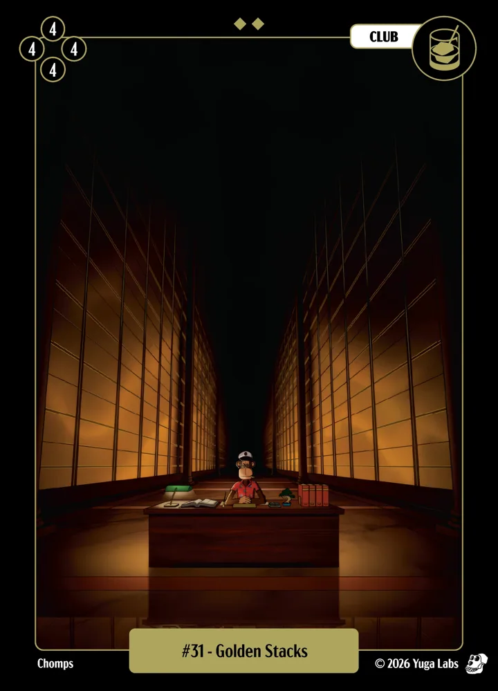 #31 Golden Stacks card art