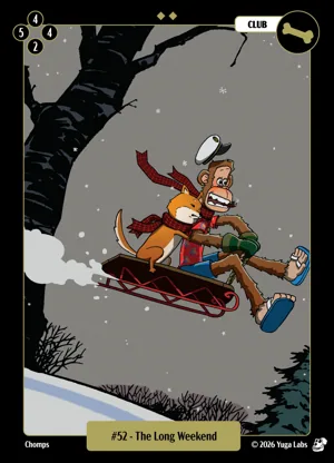 #52 The Long Weekend card art