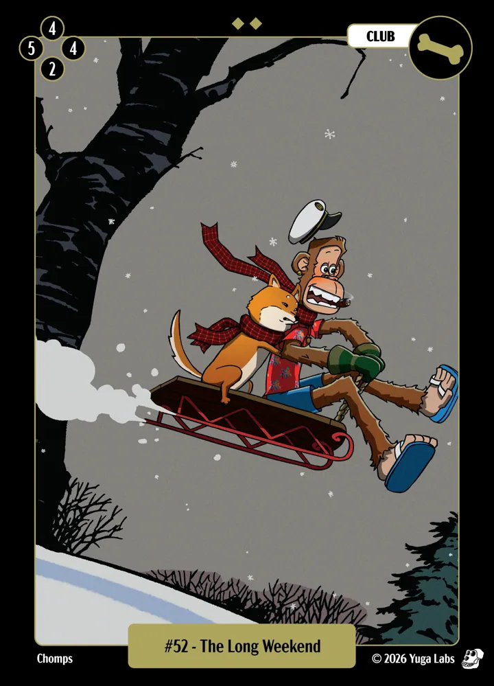 #52 The Long Weekend card art