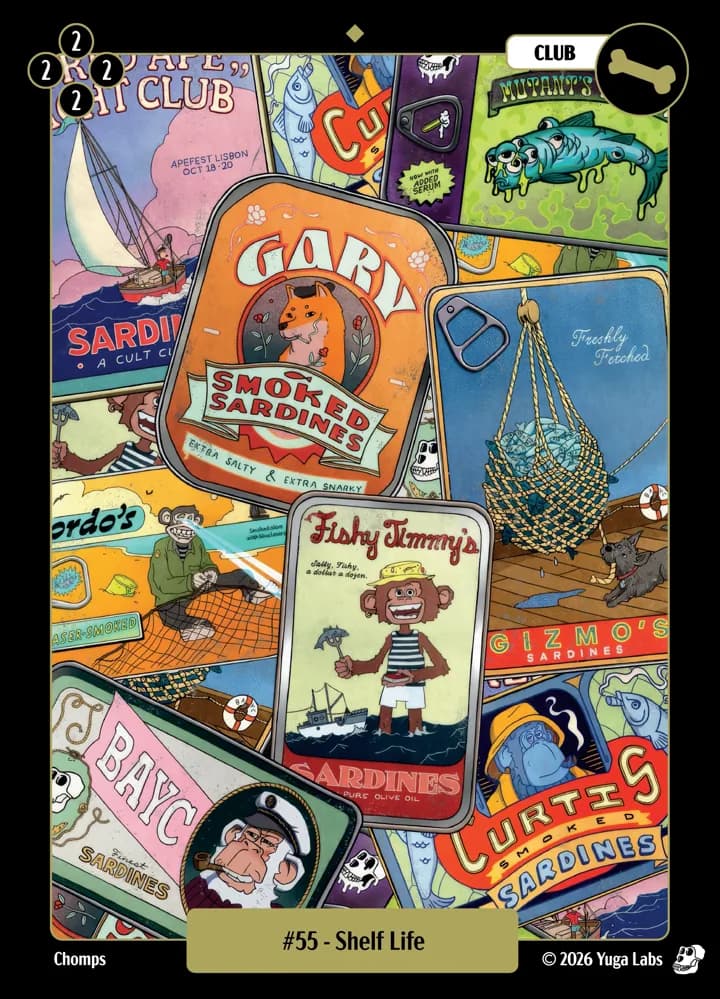 #55 Shelf Life card art