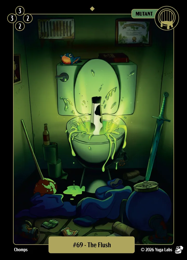 #69 The Flush card art