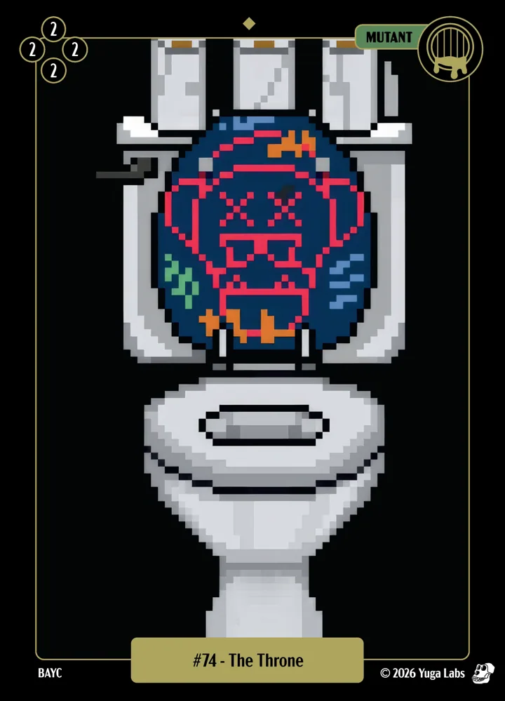 #74 The Throne card art