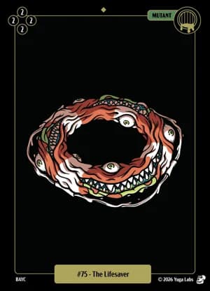 #75 The Lifesaver card art