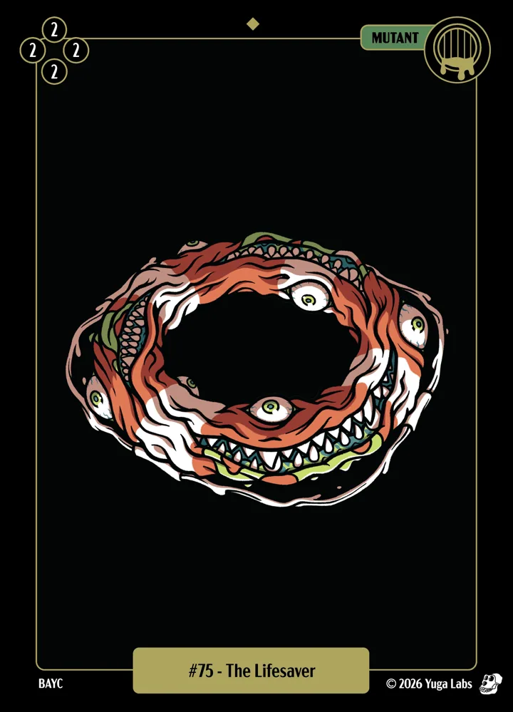 #75 The Lifesaver card art