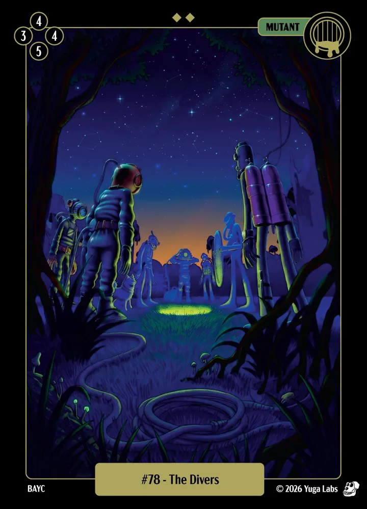 #78 The Divers card art
