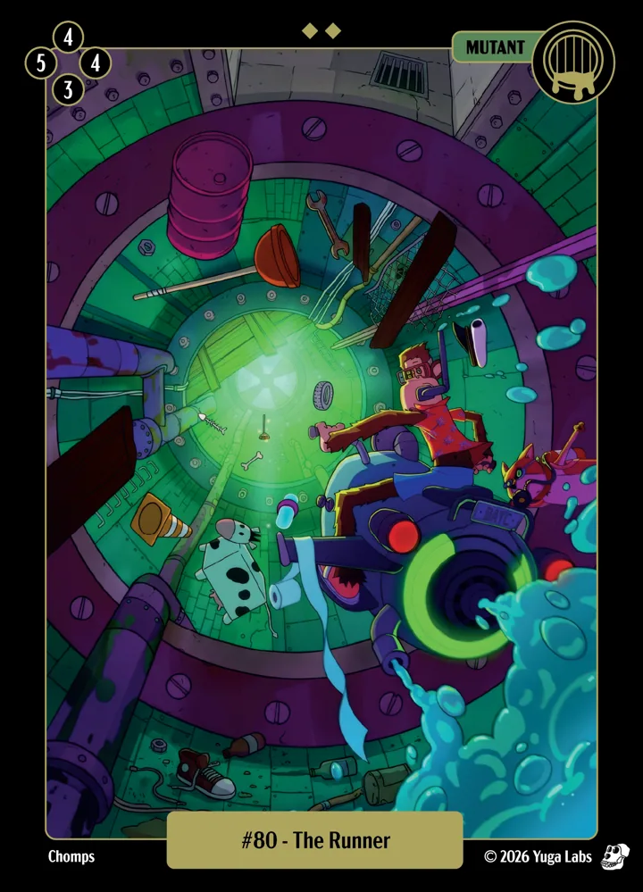 #80 The Runner card art