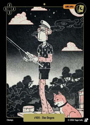 #101 The Degen card art