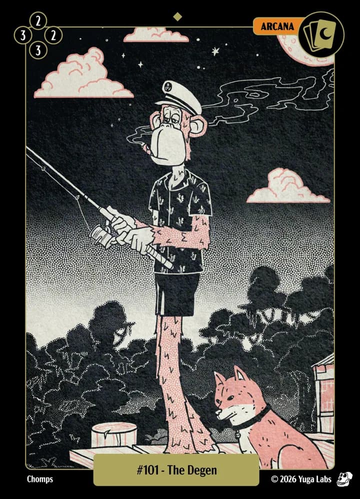#101 The Degen card art