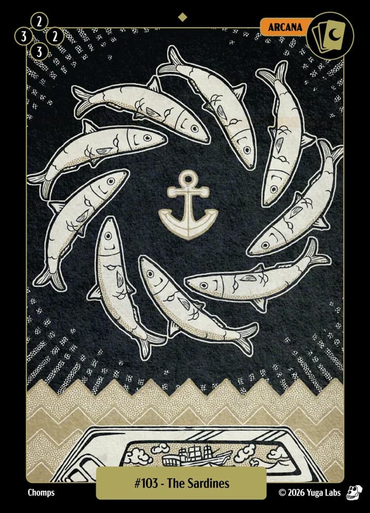 #103 The Sardines card art