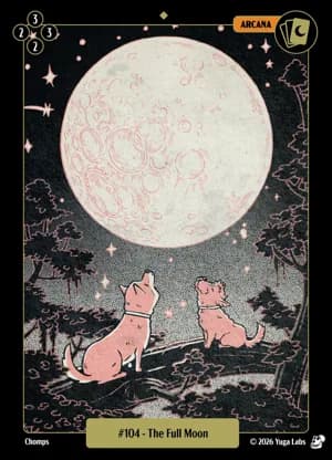 #104 The Full Moon card art