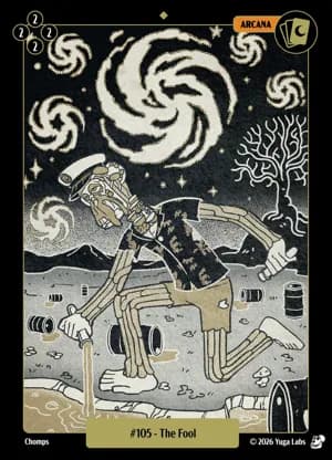 #105 The Fool card art