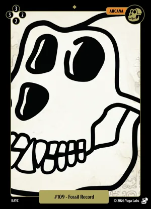 #109 Fossil Record card art