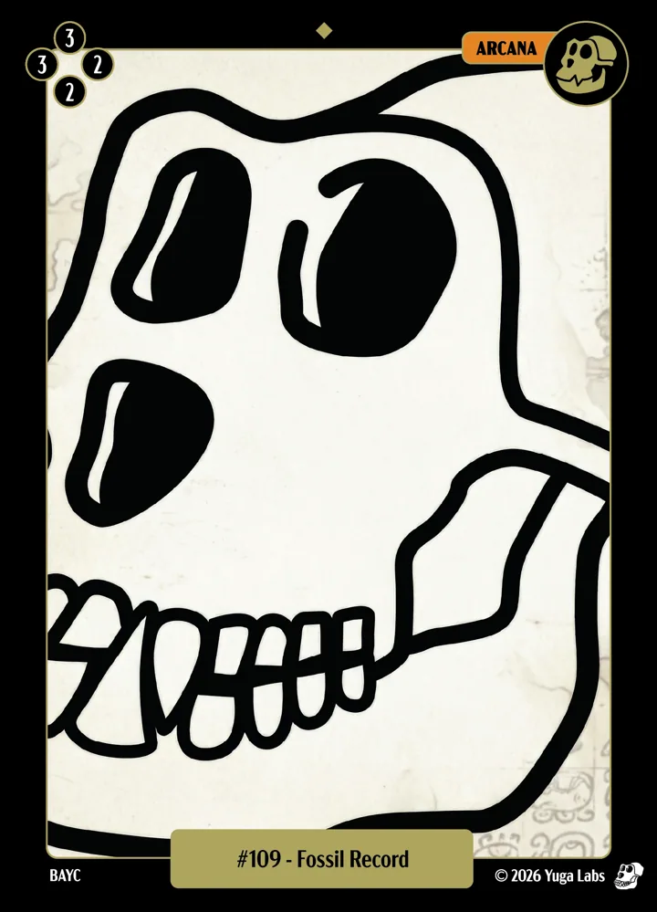 #109 Fossil Record card art