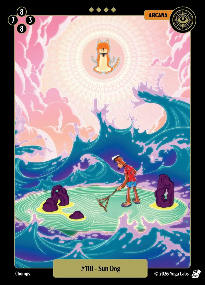 #118 Sun Dog card art