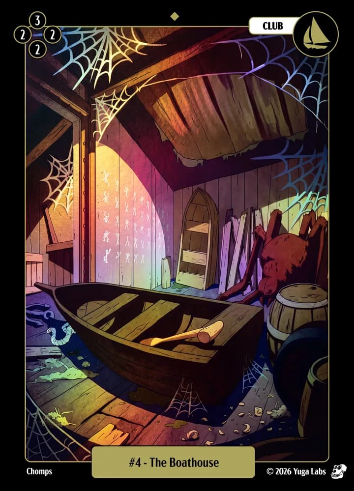 #4 The Boathouse foil card art