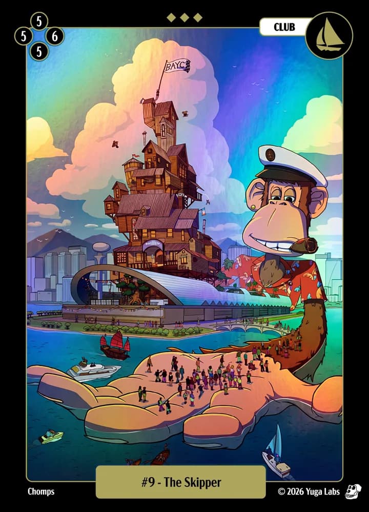#9 The Skipper foil card art
