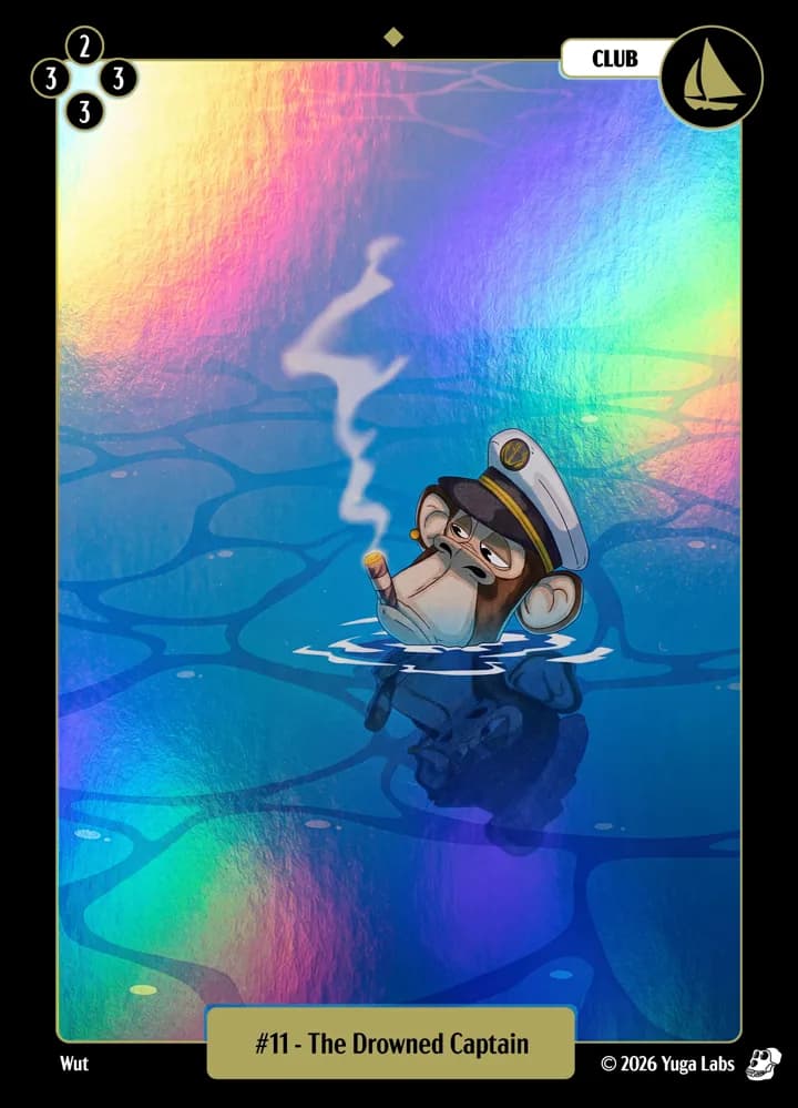 #11 The Drowned Captain foil card art