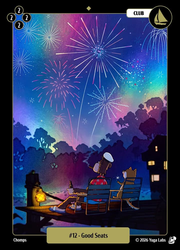#12 Good Seats foil card art
