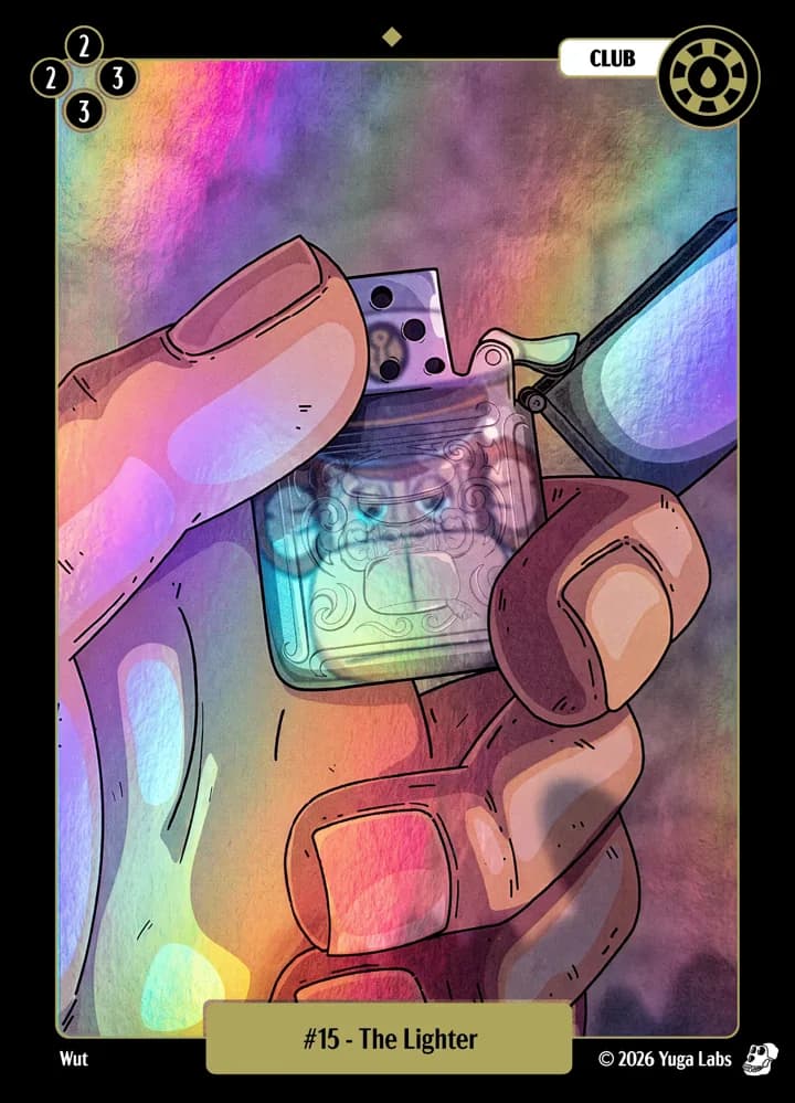 #15 The Lighter foil card art