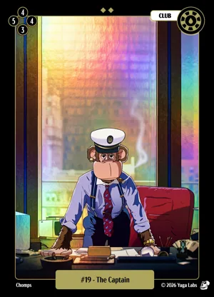 #19 The Captain foil card art