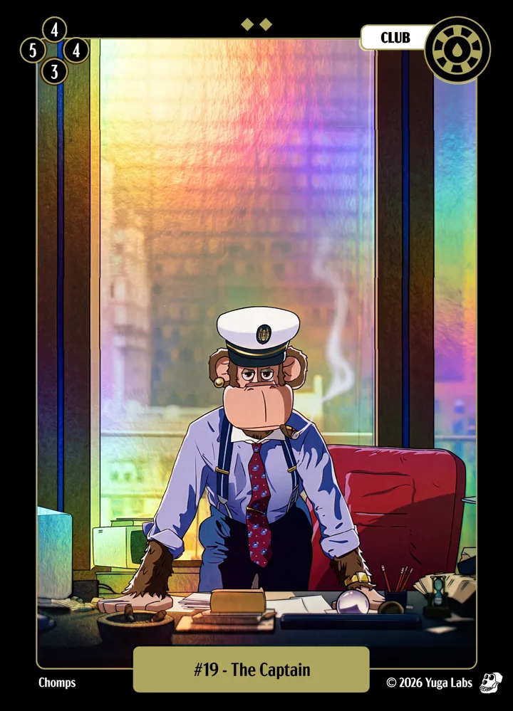 #19 The Captain foil card art
