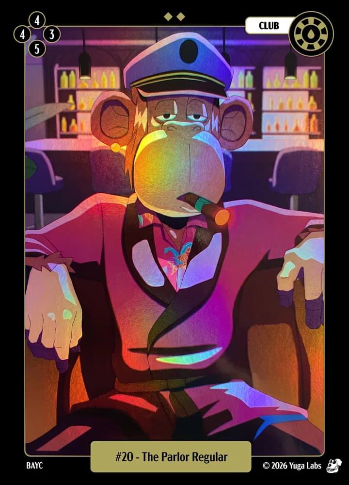 #20 The Parlor Regular foil card art
