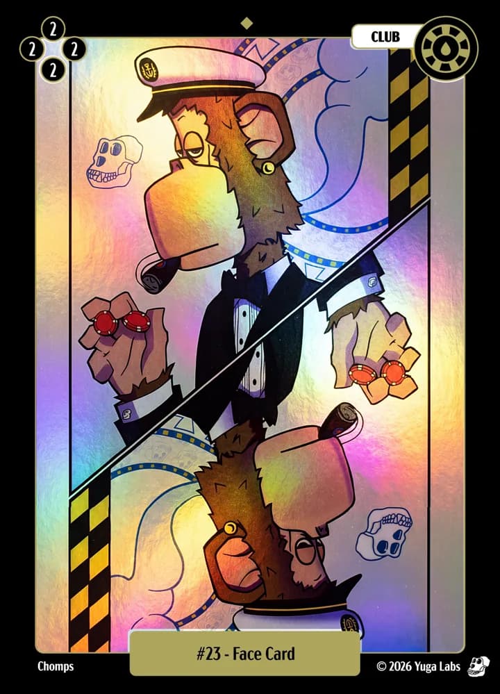 #23 Face Card foil card art