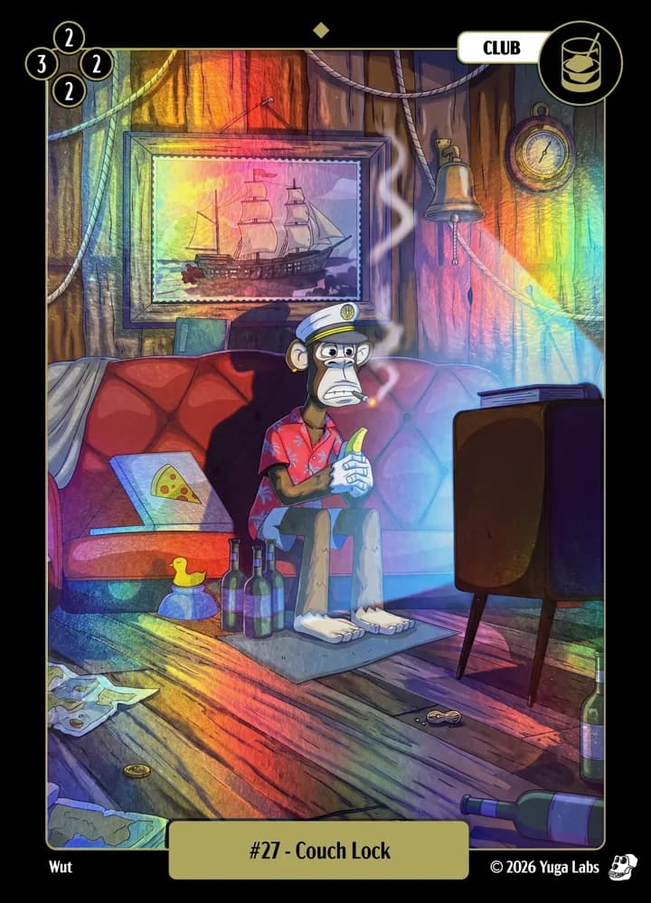 #27 Couch Lock foil card art