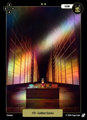 #31 Golden Stacks foil card art
