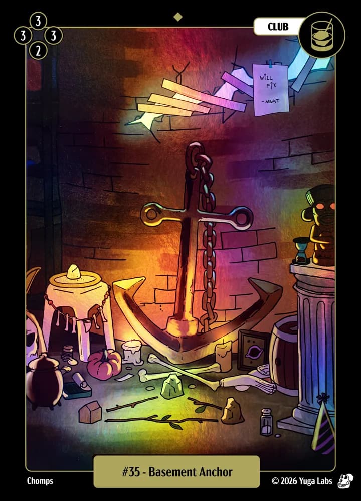 #35 Basement Anchor foil card art