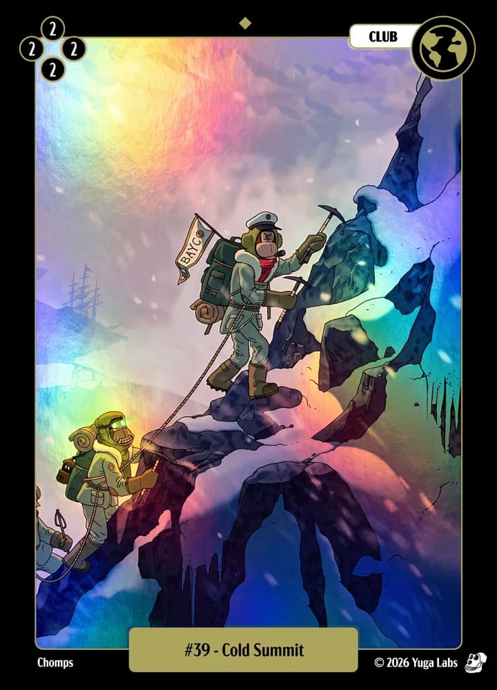#39 Cold Summit foil card art