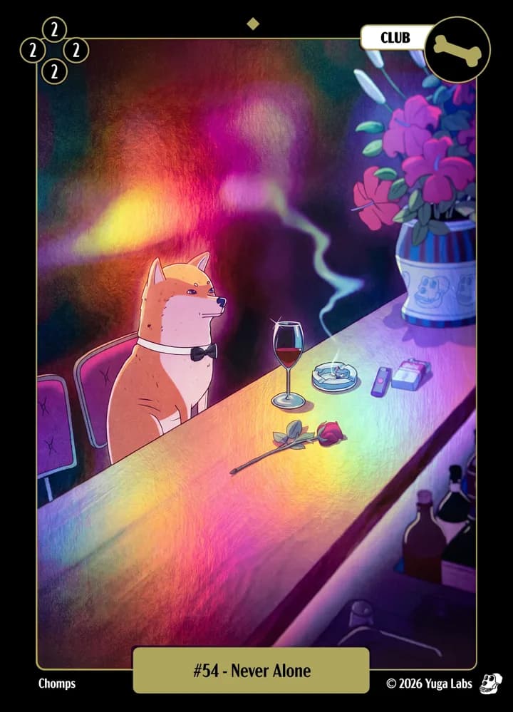 #54 Never Alone foil card art