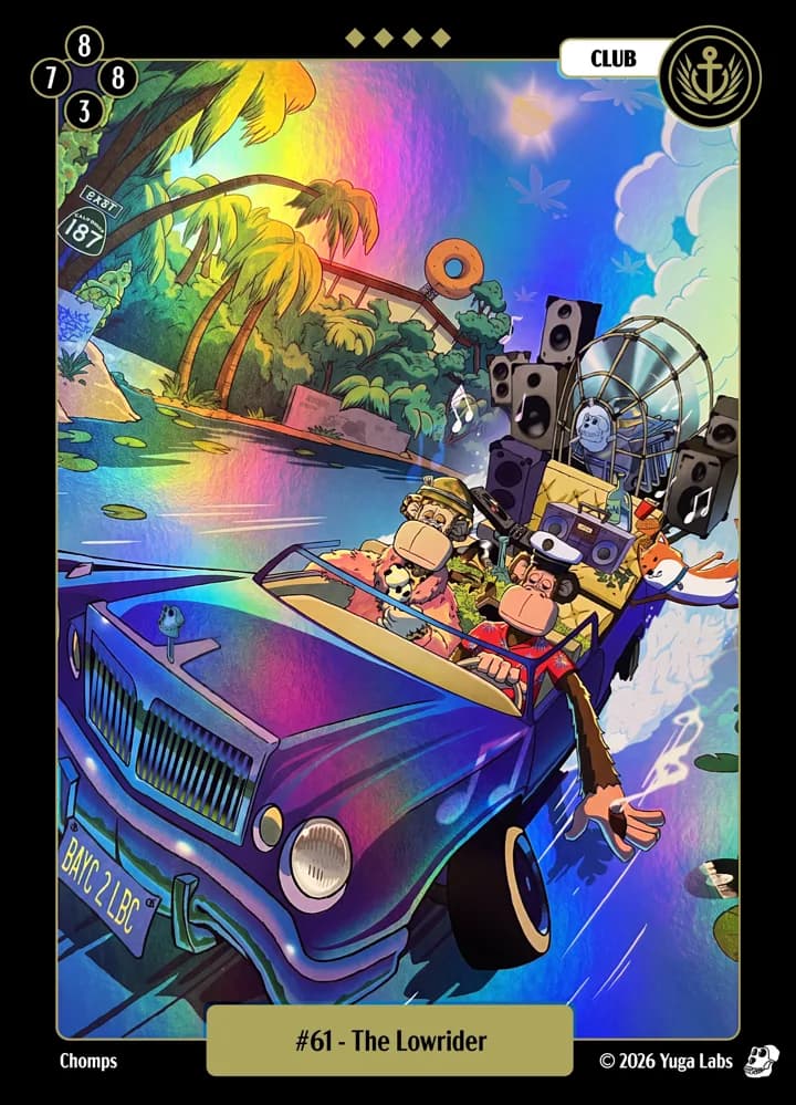 #61 The Lowrider foil card art