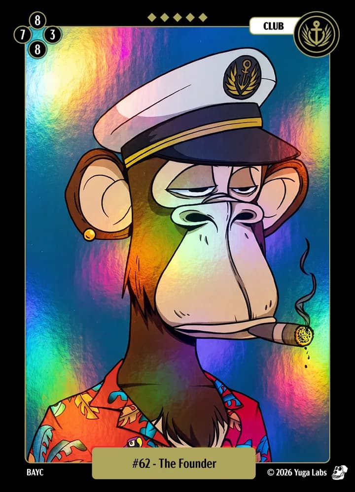 #62 The Founder foil card art