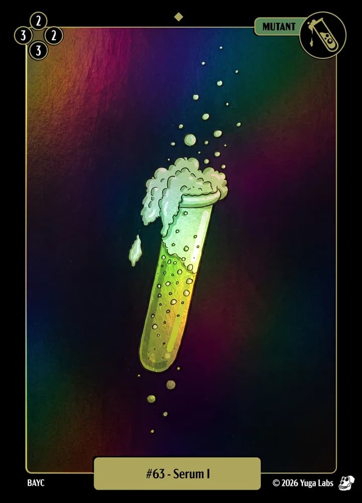 #63 Serum I foil card art
