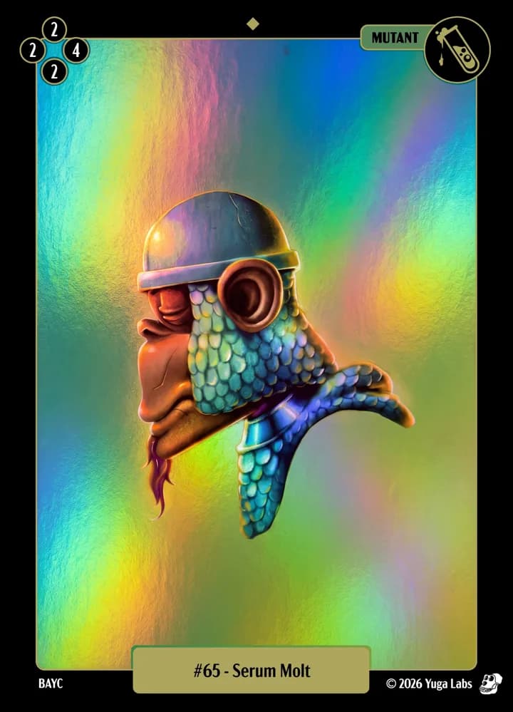 #65 Serum Molt foil card art