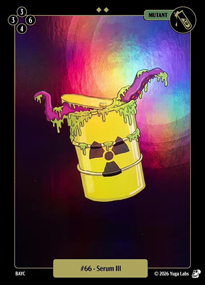#66 Serum III foil card art