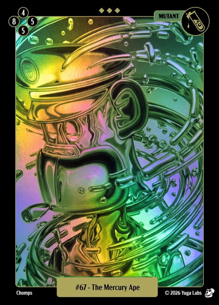 #67 The Mercury Ape foil card art