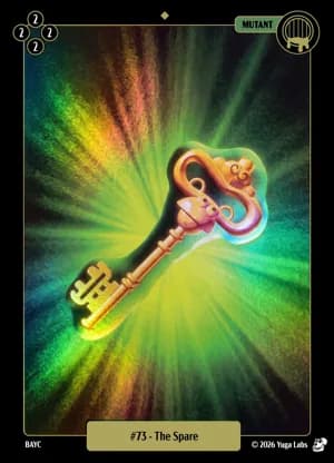 #73 The Spare foil card art