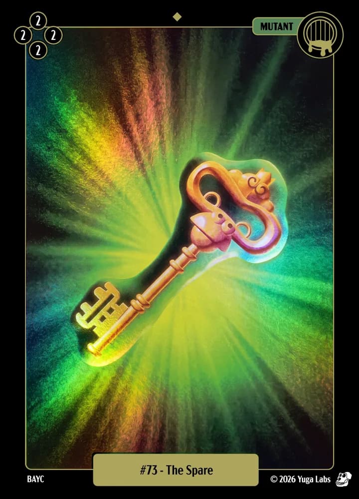 #73 The Spare foil card art