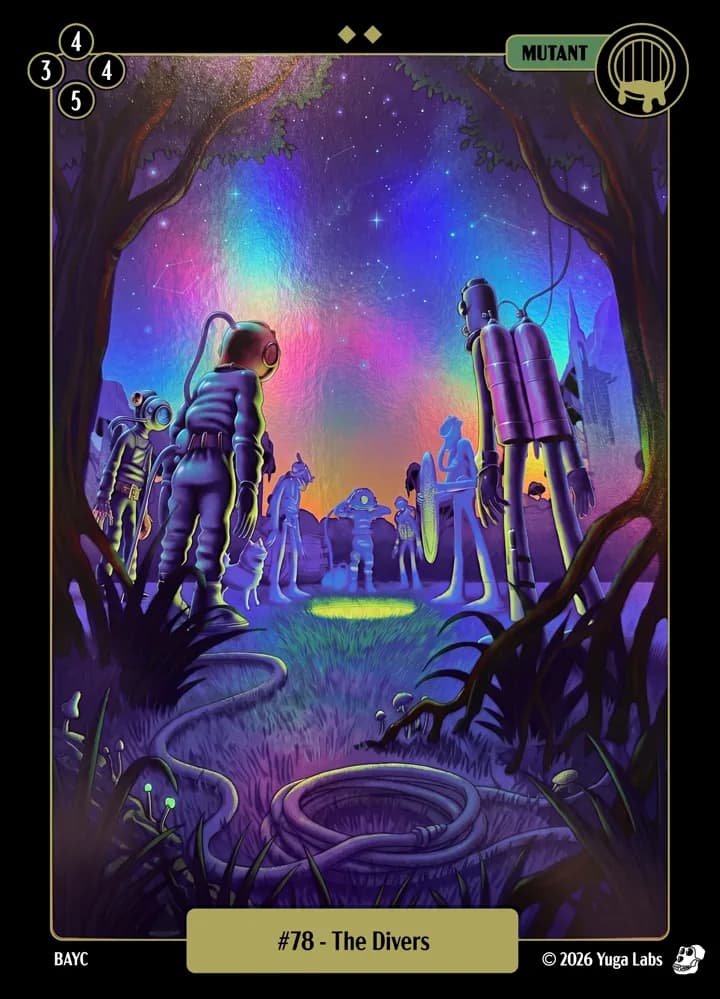 #78 The Divers foil card art