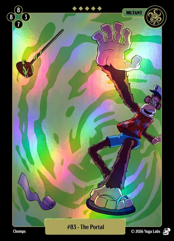 #83 The Portal foil card art