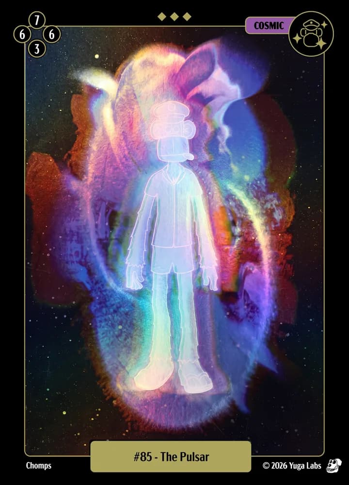 #85 The Pulsar foil card art