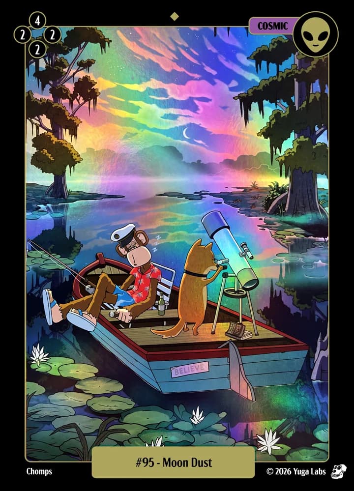 #95 Moon Dust foil card art